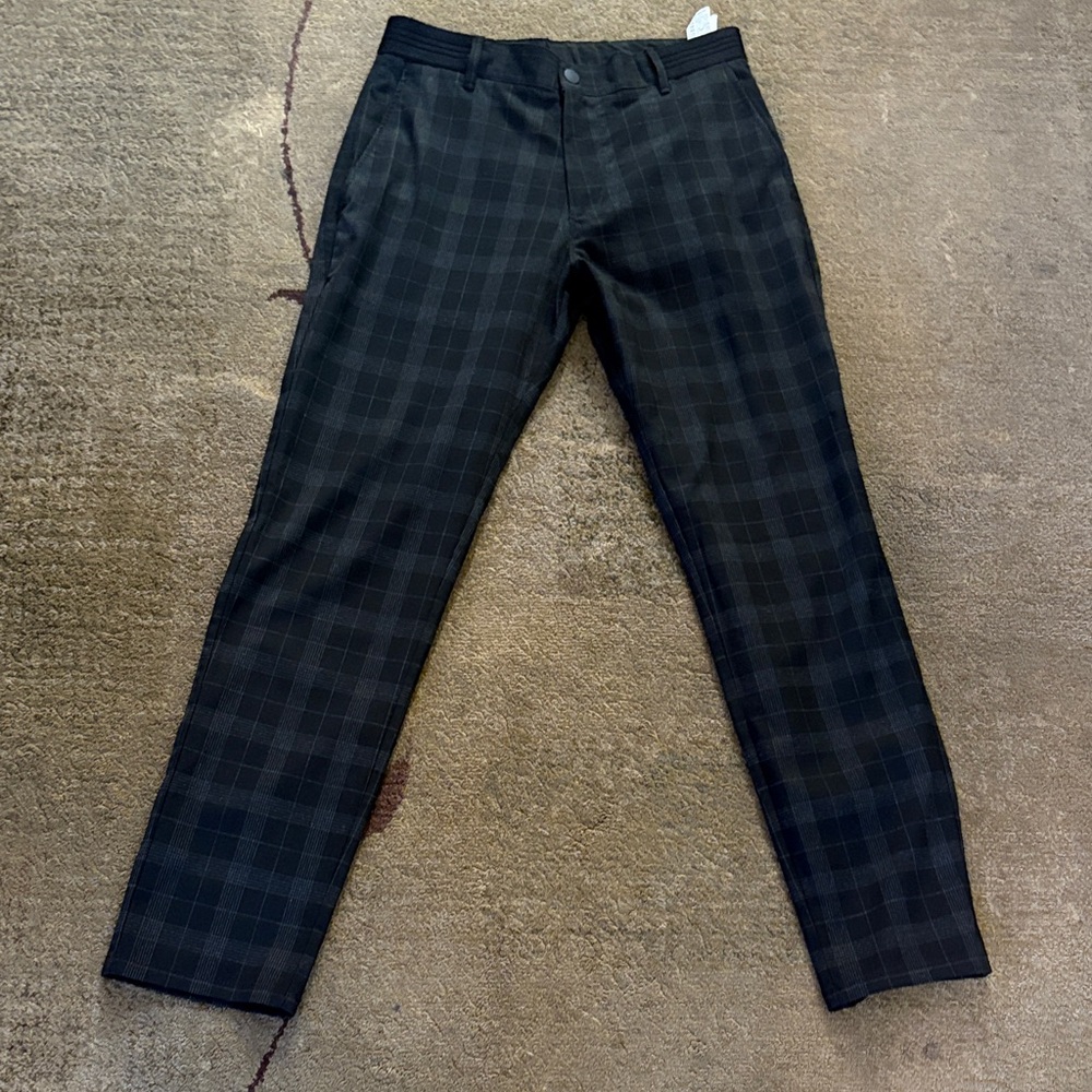 Zara Black Plaid Pantsuit